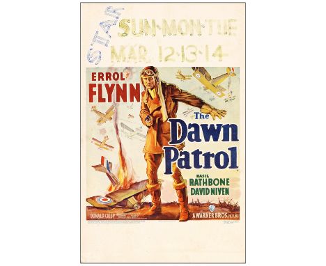 THE DAWN PATROLWindow Card (14" x 22")Very Fine- Rolled Warner Bros., 1938A very historic window card featuring leading man E