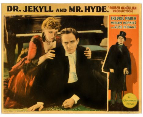 DR. JEKYLL AND MR. HYDELobby Card (11" x 14")Fine+ Paramount, 1931This lobby card has had some restoration to previous issues