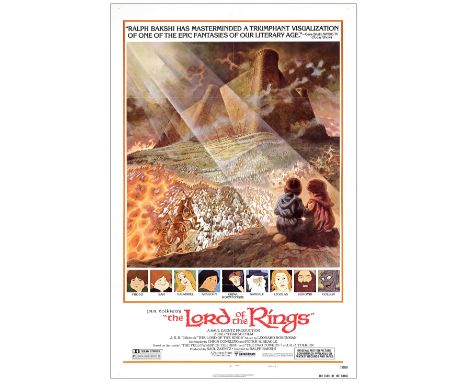 THE LORD OF THE RINGSOne-Sheet (27" x 41"); Style BVery Fine+ Folded; Artist Tom Jung United Artists, 1978A poster with some 