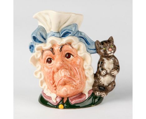 D6842; Characters from "Alice's Adventures in Wonderland".Royal Doulton large character jug The Cook and The Cheshire Cat. Ro
