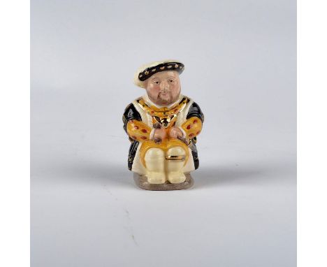 In black, white, yellow and gold.Royal Doulton backstamp.  Artist: William K. Harper Issued: 1996 Dimensions: 3.5"H Edition N