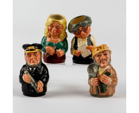 Betty Bitters, Fred Fly, Capt Salt, and Miss Studios.From the Doultonville Collection. Royal Doulton Backstamp.  Artist: Will