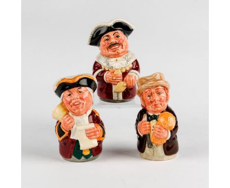 Includes The Town Crier, Mr. Furrow and Alderman Mace.From the Doultonville Collection. Royal Doulton Backstamp.  Artist: Wil