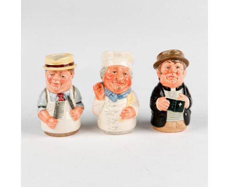 Includes Mr. Brisket, Monsieur Chasseur and Reverend Cassock.From the Doultonville Collection. Royal Doulton Backstamp.  Arti