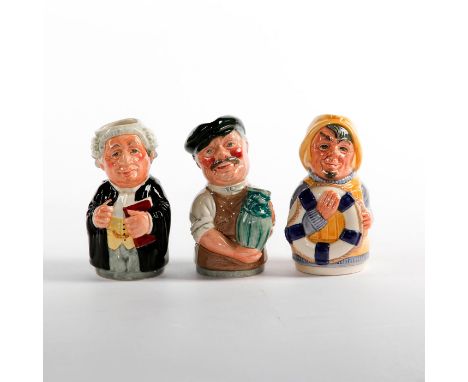 Includes Mr. Litigate, Albert Sagger the Potter and Len Lifebelt.Royal Doulton backstamp.  Artist: William K. Harper Issued: 