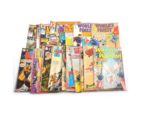 Silver Age DC and Marvel comics; Twenty-one including World's Finest no.153, no.159, Batman no.164, no.164, Green Lantern no.