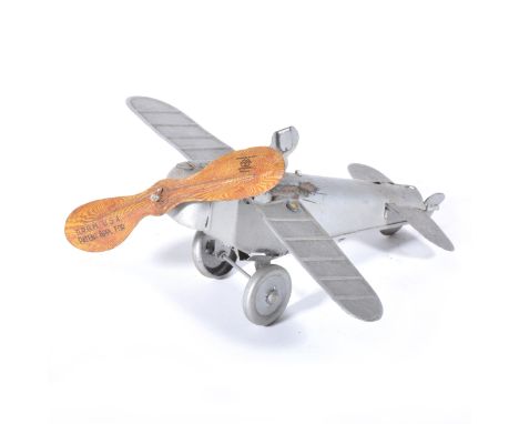 A Bing tin-plate model of an aircraft