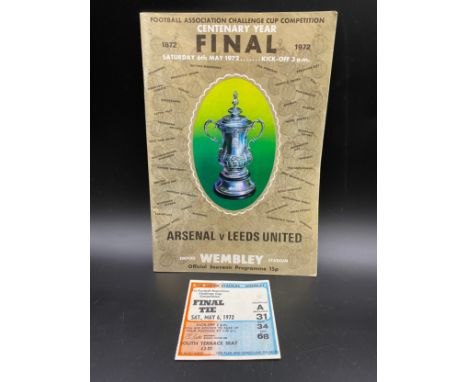 An Official Souvenir Programme :  Football Association Challenge Cup Competition Centenary Year Final 1872-1972 Arsenal V Lee