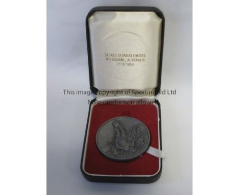 GALVIN - TOTTENHAM   Boxed medal awarded to Tony Galvin (Tottenham) for playing in the June 1985 Australian Tournament . Insc