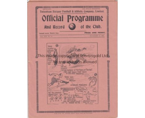 TOTTENHAM 1937-38 Three Tottenham home programmes, 1937-38, all Division 2 games, v West Ham (good), Aston Villa (creased, a 