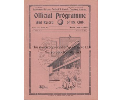 TOTTENHAM 1937-38    Two Tottenham four page home programmes for the two Practice games, Whites v Stripes 14/8/1937 and 21/8/
