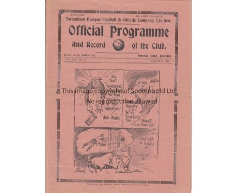 TOTTENHAM 1937-38   Three Tottenham home programmes, 1937/38, v Chesterfield (slight wear, minor tape marks), Norwich (good) 