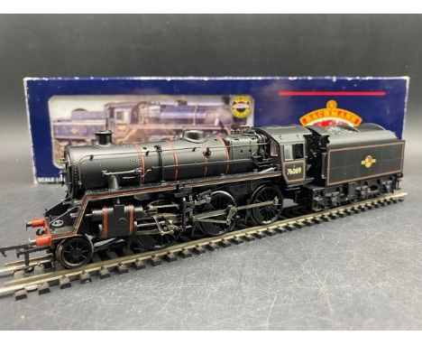 Bachmann Branchline 32-951 Standard class 4MT 2-6-0 76069 & BR1B tender in BR black with late crest - Tested Runner(500g). Co