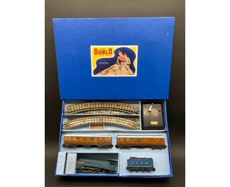 Dublo EDP1 Passenger Train Set Sir Nigel Gresley - Tested Runner in Reproduction box(3000g)EDL1 Sir Nigel Gresley 4-6-2 #7 in