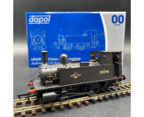 Dapol 4S-018-005 LSWR Class B4 0-4-0T 30096 in BR black with late crest - Tested Runner(400g). Condition Report: - Locomotive