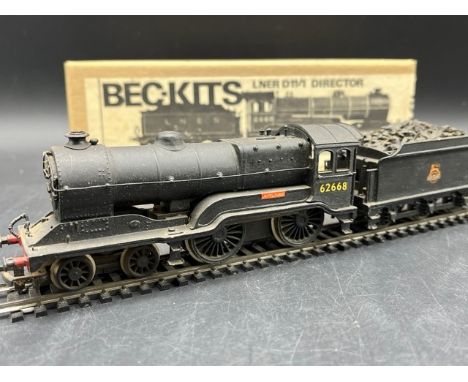 Kit-built OO gauge Class D11/1 4-4-0 62668 Jutland in BR Black livery Early emblem steam locomotive, Tested Non Runner (600g)
