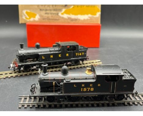 Two Kit-built OO gauge LNER locomotives, both Tested Runners (900g)Class F8 2-4-2T LNER 1578 - Tested Runner Good conditionCl
