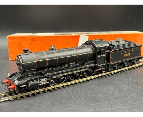 Kit-built OO gauge LNER 843 4-6-0 w/Tender in BR Black livery Steam locomotive, Tested Non Runner (700g)Maker - UnknownMetal 