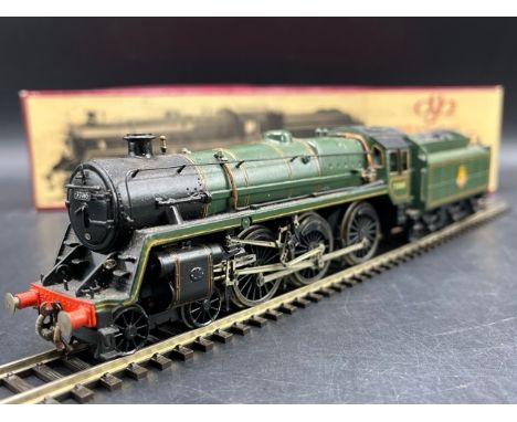 Kit-built OO gauge Class Five 4-6-0 73065 in Green lined livery Early emblem Steam locomotive, Tested Runner (700g)Maker - DJ