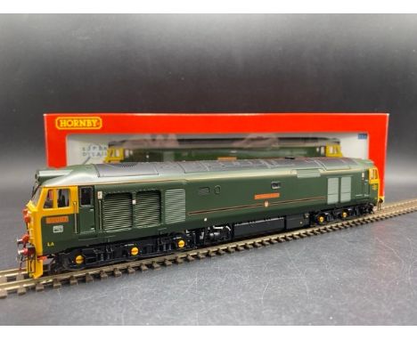 Hornby R2408 Class 50 50007 'Sir Edward Elgar' in GWR 150 style green - Tested Runner(900g). Condition Report: - Locomotive -