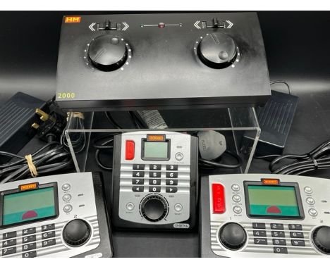 Hornby Three DCC Controllers and a DC Controller (two working)(4000g)Hornby R8012 HM 2000 Analogue Controller with kettle pow