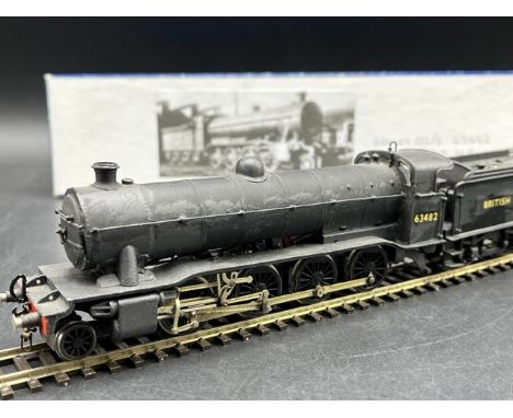 Kit-built OO gauge Class O2/1 2-8-0 63482 in British Railways Black livery without emblem steam locomotive, Tested Runner (70