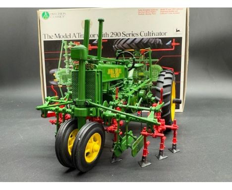 Precision Classics John Deere The Model A Tractor with 290 Series Cultivator 1:16 Die Cast Model 1991 No. 5633.(1300g).. Cond