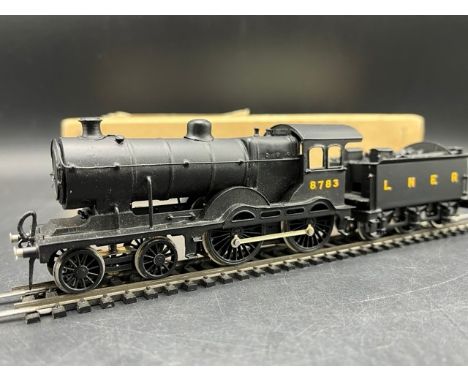 Kit-built OO gauge Class D16 4-4-0 8783 in BR Black livery Steam locomotive, Tested Non Runner (600g)Maker - UnknownMetal con