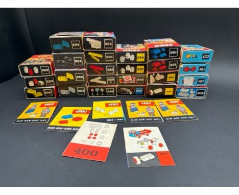 24 1950s & 60s Lego System Boxed Sets (1100g).All Appear complete (1 box has slight damage, see photos).218, 222, 223, 4x224,