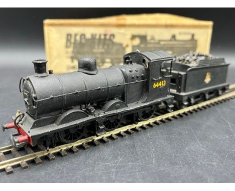 Kit-built OO gauge J11 Class 0-6-0 64413 in BR Black livery Early emblem steam locomotive, Tested Non Runner (500g)Mainline c