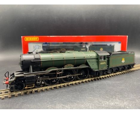 Hornby R2536 Class A3 4-6-2 60073 "St.Gatien" in BR Green with early emblem - Tested Runner(600g). Condition Report: - Locomo