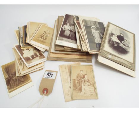 Collection of vintage portrait photographs 