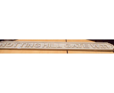 Long Notting Hill Gate W11 street sign