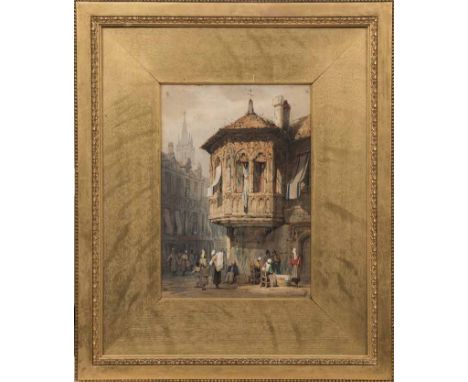 SAMUEL PROUT (BRITISH 1873 - 1852), 
A SERIES OF FIVE ARCHITECTURAL STUDIES
watercolour on paper, signed
Each 27cm x 20cm
Eac