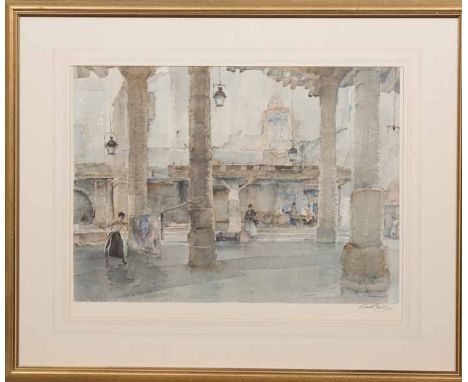 * SIR WILLIAM RUSSELL FLINT RA PRSW (SCOTTISH 1880 - 1969),
MARICET HALL, CORDES
colour lithograph, signed in pencil and with