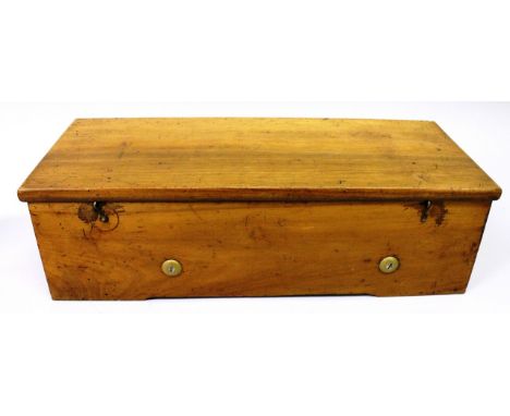 A 19TH CENTURY MAHOGANY CASED MUSICAL BOX by GREINER AND BREMOND, GENEVA, SWITZERLAND, playing six airs, 8.25-inch drum, no t