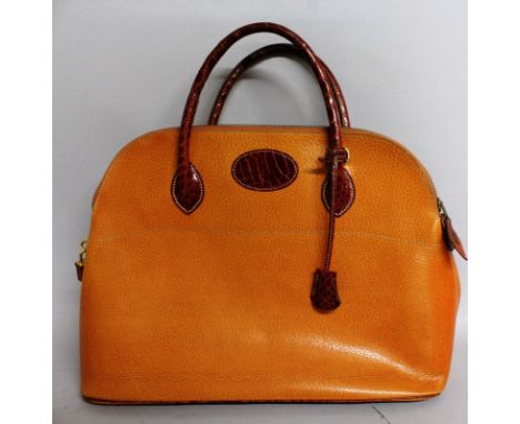 A M. VOLPONI TAN LEATHER BAG