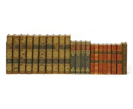 BINDING: 1- The Works of Lord Byron, 8 Volumes. John Murray, 1828-1829. Six volumes - works published by John Murray; AND 2 v