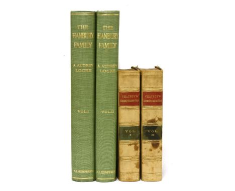 1- Chauncy, Sir Henry: The Historical Antiquities of Hertfordshire. In two volumes. Bishop’s Stortford, J M Mullinger, 1826. 