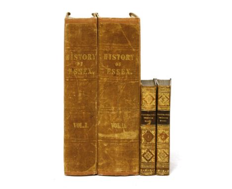 ESSEX: 1- Wright, Thomas: The History and Topography of the County of Essex  Illustrated By a Series of Views; in 2 Volumes. 