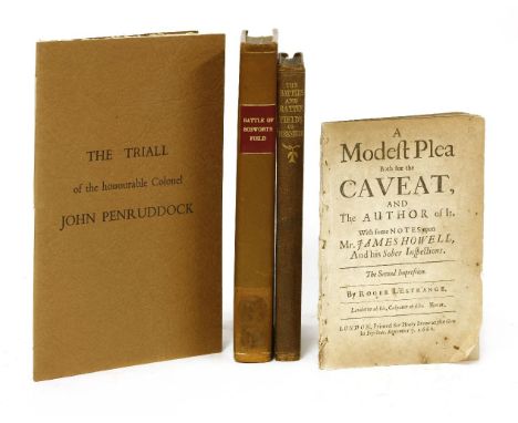 CIVIL WAR/MILITARY: 1- Hutton, W: The Battle of Bosworth-Field Between Richard the Third, and Henry earl of Richmond August 2