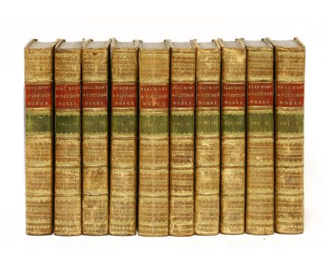 BINDING: The Dramatick Works of Beaumont and Fletcher: Collated with All the Former Editions and Corrected; with Notes, Criti