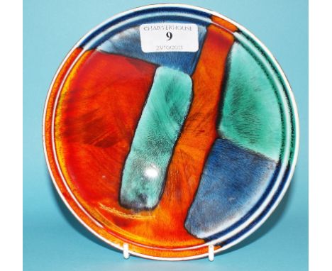 A Poole Pottery limited edition charger, to commemorate the opening of the new Poole Pottery Factory - 28th September 2001, 1