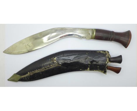 A kukri with scabbard 