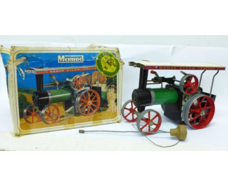 A Mamod TE1A engine, with box, box a/f 