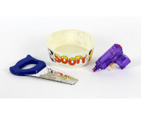The Sooty Show / Sooty & Co - Stage and television used props including a famous water pistol, plastic saw and a 'Sootletine'