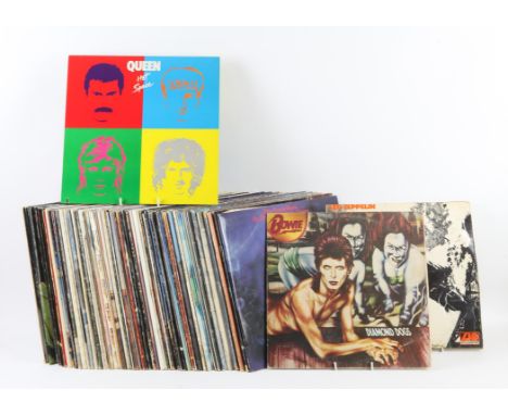 Rock / Prog LPs, 60+ albums of mainly classic and progressive rock with artists including Colosseum, Stackridge, Led Zeppelin