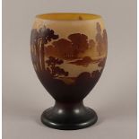 Vase "Paysage de verre", Gallé, A.20.Jh.
