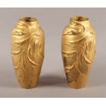 Paar Vasen, Bronze, van Roy
