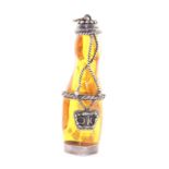 Bernsteinanhänger, Silber, L 9, 37,2g